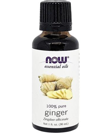 NOW Foods Ginger Essential Oil 30ml - Pure Natural & Therapeutic Grade - International Shipping Available - Buy Online on GoSupps.com