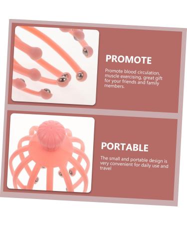 Buy TOVINANNA Head Massager - 2 STK Stainless Steel Headgear & Octopus Back Scratch Massage Device - International Shipping Available - Buy Online on GoSupps.com