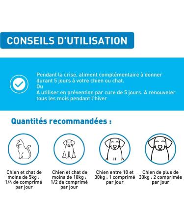APHICARE - Respiration - 30 tablets - Respiratory comfort - Eucalyptus - Thyme - Echinacea - Food supplement for dogs and cats - Made in France - Buy Online on GoSupps.com
