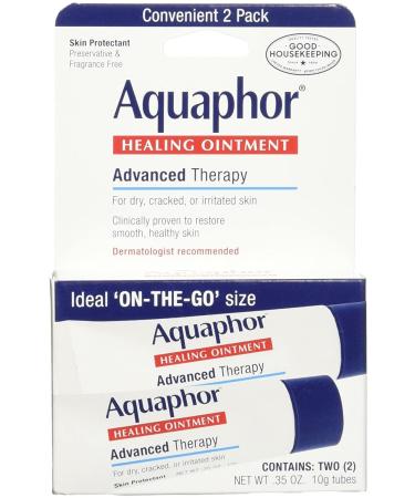 Aquaphor Healing Skin Ointment Advanced Therapy 0.35 Ounce (Pack of 2)