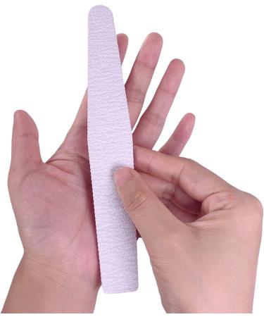 25 Pcs Double Sided Nail Files for Acrylic and Natural Nails | 100/180 Grit | Professional Manicure Pedicure Tool - Buy Online on GoSupps.com