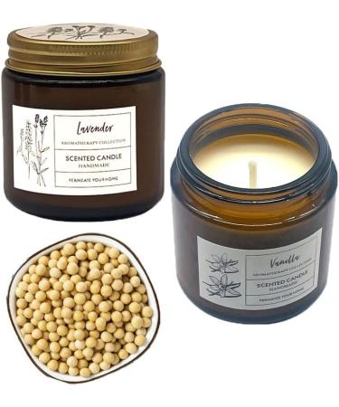 Stay Awake Soy Candle Set | All Natural Essential Oil Candles for Home Office & Travel - Eco-Friendly & Long-Lasting - Buy Online on GoSupps.com