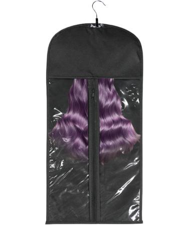 Birtern Wig Organizer Wig Storage for Hairpieces - Hairpieces Storage Holder Hair Extension Storage Bag with Hanger Wig Bag for Travel Women Hair Black - Buy Online on GoSupps.com