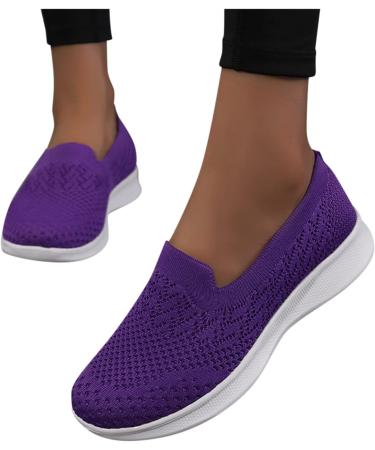 Buy Women's S3 Working Shoes - Elegant Leather Sneakers Orthopedic & Trekking Styles | Light White Gray Black Purple - 41 EU - Buy Online on GoSupps.com