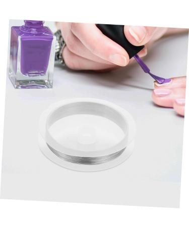 Healeved Manicure Supplies Nail Art Decoration Copper Wire Copper Wire for Jewelry Making Copper Beading Wire Diy Jewelry Wire Beading Wire for Jewelry Nail Art Decoration Line Gold Thread Silver medium - Buy Online on GoSupps.com