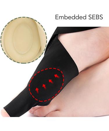 Ball Correction & Toe Spreader for Right Foot - SEBSE Smooth Bale Strap Rail & Pad - Day & Night Comfort - Buy Online on GoSupps.com