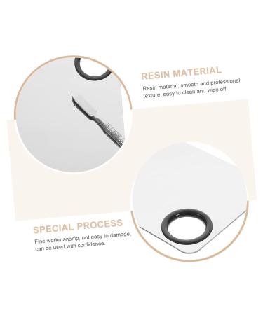 Professional Stainless Steel Makeup Palette Set | Ipetboom 2 Set Manicure Tools for Foundation Mixing & Nail Art - 14.9x10x0.3cm - Buy Online on GoSupps.com