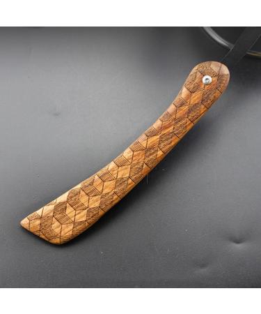 Doitool Professional Portable Razor | Rustproof Steel & Wooden Handle - Ideal for Men s Shaving & Hairdressing - Buy Online on GoSupps.com