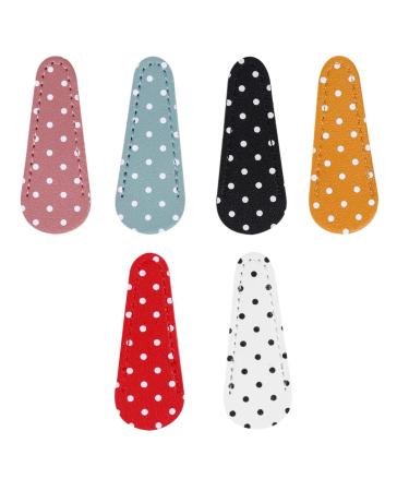 Beavorty 3-Piece Ginkgo Leather Scissor Protector Covers - Polka Dot Safety Sheath for Eyelash Scissors (2.5x6.3cm) - International Shipping Available - Buy Online on GoSupps.com