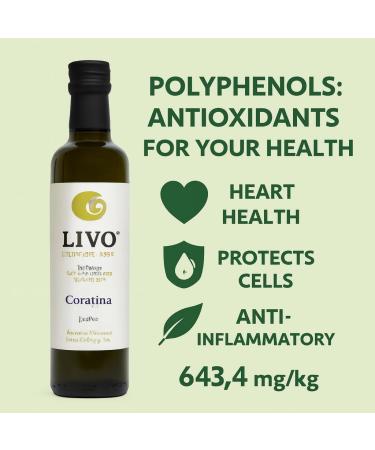 NEW Livo Olive Oil - ULTRA High Polyphenol - NEW CHILE 2025 Harvest - 500 ml - Buy Online on GoSupps.com