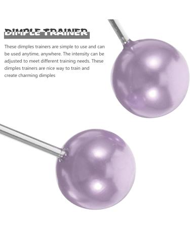 OSALADI 1 Pair Dimple Trainer For Face Dimple Makers Dimples Trainer Face Makers Dimples Shaper Face Exercisers for Women Men-Purple - Buy Online on GoSupps.com
