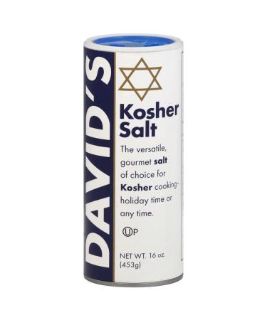 David's Kosher Salt Canister 16.0 Oz(Pack of 2)