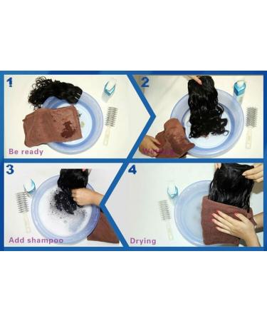 Beauty7 - 50 Pcs Curly Microring Extensions | 24 #1B Black Brown | Real Remy Hair Body Wave - International Shipping Available - Buy Online on GoSupps.com