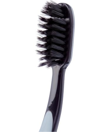 SuperWHITE Duo Toothbrush Medium Black Edition - Premium Whitening 1 Piece | International Shipping - Buy Online on GoSupps.com
