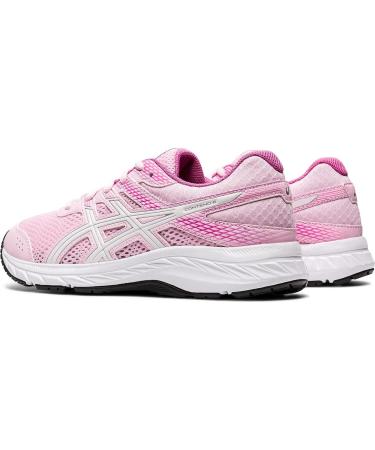 ASICS Kid's Contend 6 Grade School Running Shoes - Size 1.5 Big Kid - Cotton Candy/White - Buy Online on GoSupps.com