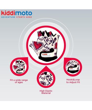 Kiddimoto Cycling Gloves for Children | Unisex MM Size (4-8y) | Perfect for Kids' Outdoor Fun - Buy Online on GoSupps.com