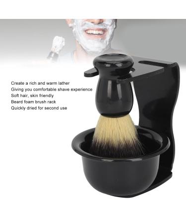 Beard Foam Brush Set & Soap Dish - Foaming Beard Brush for Men | Daily Grooming Essentials - Buy Online on GoSupps.com