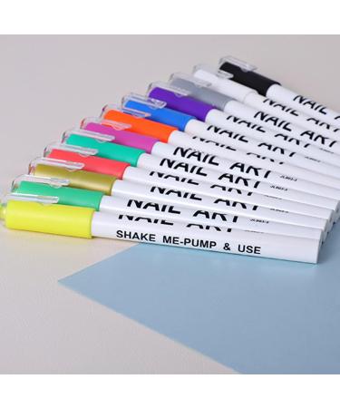Nail Art Pens for Women & Girls - Quick-Drying Long-Lasting Nail Graffiti with Natural Extracts - Buy Online on GoSupps.com