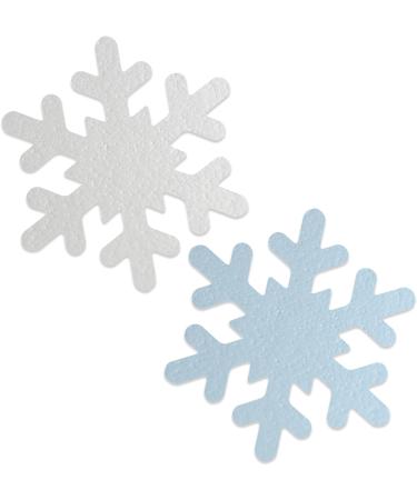 Edible Wafer Snowflake Pre-Cut Cupcake Toppers - 24pc - Buy Online on GoSupps.com