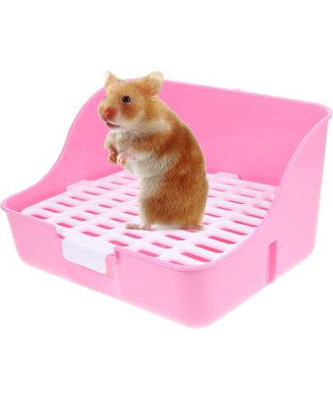 VANZACK Box Rabbit Toilet Pet Toilet Little Pig Pee Toilet Pet Drawer Potty Rabbit Potty Pet Supply Pet Pee Toilet Bunny Toilet Pet Potty Bunny Potty Pet Litter Tray Pet Training Corner 28.5X23.5X15.5CM Pink - Buy Online on GoSupps.com