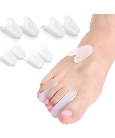 Toe spreader Hallux Valgus 8x Toe separator silicone-relieve bunions silicone toe spacer for overlapping toes