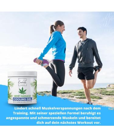 Cooling Hemp Gel for Muscle & Joint Pain Relief | Invigorating Physiotherapy Cream with Fresh Menthol Aroma - Buy Online on GoSupps.com