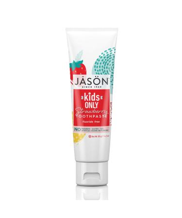 Jason Kids Only! Strawberry Toothpaste 4.2 oz, Pack of 3