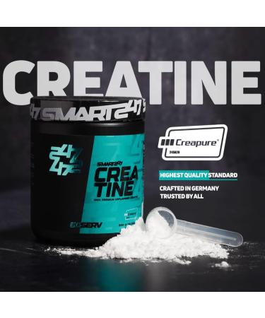 Micronized Creatine Monohydrate Powder Creapure Creatine Supplement Unflavored Muscle Growth Energy & Cognitive Support* 5g per Serving 60 Servings by Smart247 - Buy Online on GoSupps.com