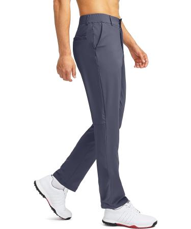 Soothfeel Men's Golf Pants | Slim Fit Stretch Sweatpants | 5-Pocket Casual Travel Dress Work Pants - Buy Online on GoSupps.com