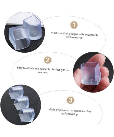 Buy Holibanna 12 Pairs High Heels Heel Covers - Non-Slip PVC for Women | International Shipping Available - Buy Online on GoSupps.com