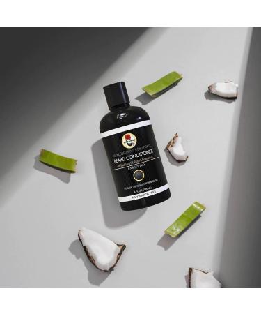 Unscented Beard Conditioner - 8 fl. oz. | Sulfate-Free Biotin & Blackseed Oil | Natural Gentle Cleanse - Buy Online on GoSupps.com