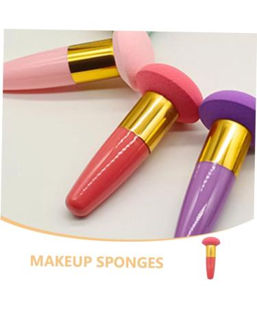 MAGICLULU Beauty Egg Brush Pen Foundation Sponges with Handle Makeup Sponges for Concealer Blending Sponges for Makeup Foundation Sponge Blender Sponges Makeup Blender Cosmetic Sponges - Buy Online on GoSupps.com