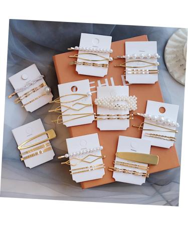 Beaupretty Set Pearl Hair Barrettes Pearl Hair Clip Pearl Hair Pin Bridal Hair Clip Handmade Hair Accessories Manual Headgear Bride - Buy Online on GoSupps.com