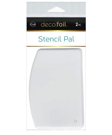 iCraft Deco Foil Stencil Pal, 3.75" x 5.2", 2 Pieces per Pack