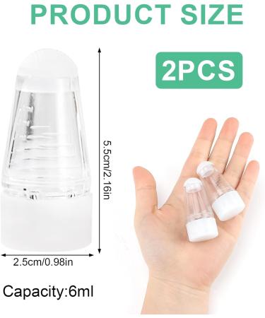 Hair Oil Applicator Bottle| 6ml Hair Massage Comb with Roller Ball| Portable Root Comb Applicator Bottle for Hair| Hair Scalp Applicator| Liquid Dispenser for Enhanced Hair Growth & Scalp Health (2) - Buy Online on GoSupps.com