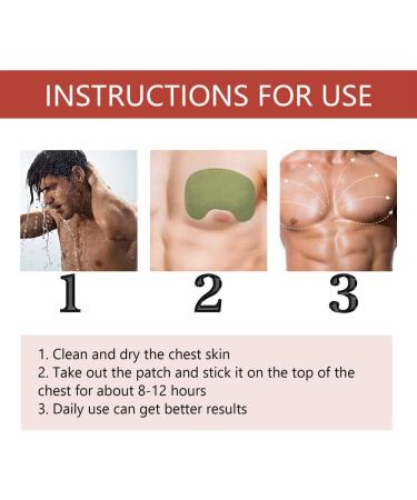 Generic 12pcs Male Chest Breast Lift Tape Ginger Breast Firming Patch for Men Male Boys Gentlemen Default - Buy Online on GoSupps.com