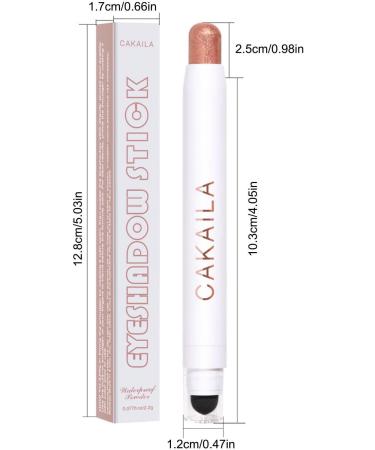 Cream Eyeshadow Stick Smudge-Proof Double-end Pencil Eyeshadow Stick Stick Crayon Automatic Rotating Design for Base Contouring Smoky Eyes - Buy Online on GoSupps.com