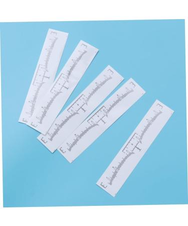 Beavorty Disposable Gauge 120pcs Tools Mini Measure Tool Eyebrow Ruler Sticker Caliper Disposable Eyebrow Shaping Tools - Buy Online on GoSupps.com
