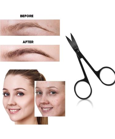 4 in 1 Eyebrow Razor Kit for Women and Men - Professional Grooming Set with Trimmer, Tweezer, Scissor, Eyelashes Roller, and Storage Bag - Buy Online on GoSupps.com