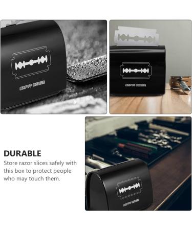 Beaupretty 3-Stage Blades Storage Box - Barbershop Collection | Safety Razor Carrier & Disposal Container | Travel Mini Etui for College & On-the-Go - Buy Online on GoSupps.com