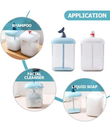 KALLORY 2pcs Facial Manual Facial Skincare Tools Foaming Face Wash Bubble Makers Foamer Facial Cleansing - Buy Online on GoSupps.com