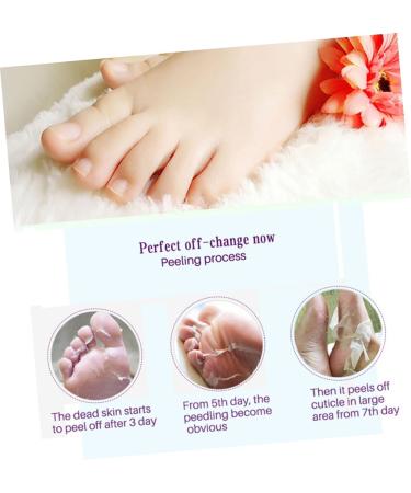Healeved 2 Pairs Accessories props white dead skin removers Lavender Nursing supplies Foot Patch safe foot masks foot beauty accessories care foot cream dead skin remover for feet - Buy Online on GoSupps.com