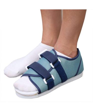 DMI Post Op Shoe  Surgical Walking Shoe or Walking Boot for Plantar Fasciitis Foot Pain  Broken Foot or Toes  Lightweight with Adjustable Straps  Universal Left or Right Foot  1 Each  Shoe Size Men's 9-11