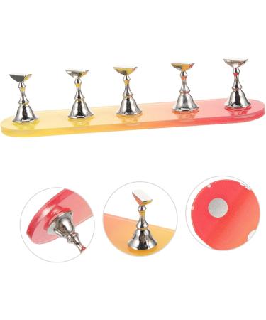 minkissy 3 Sets Nail Practice Holder Nail Stand Nail Decoration Nail Tips Practice Rack Nail Holder for Painting Nails Fake Nails Manicure Nail Racks Plastic Nail Supplies Accessories - Buy Online on GoSupps.com