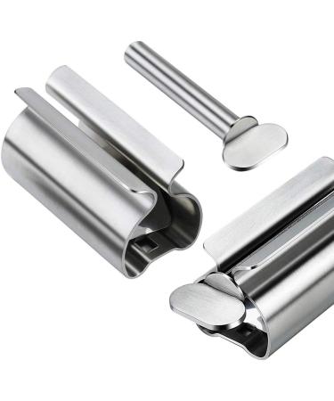 Gobesty Tubenquetscher - Stainless Steel Toothpaste Squeezer & Tube Press for Easy Bathroom Use | Best Toothpaste Expresser & Holder - Buy Online on GoSupps.com