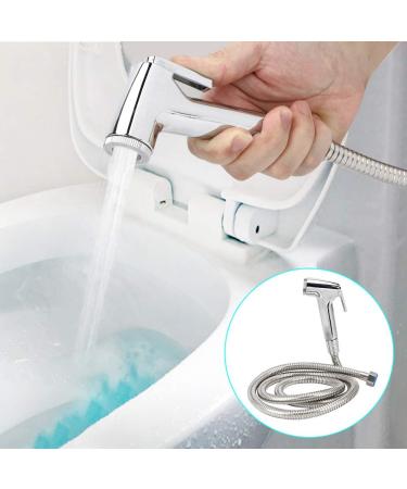 Toilet Sprayer G1/2 Inch - Handheld Bidet Sprayer Set for Portable WC Cleaning - Best Shower Spray Head for Hygiene - Buy Online on GoSupps.com