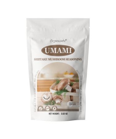 Orgnisulmte Umami Powder, Savory Shiitake Mushroom Seasoning Granules, Vegan Friendly All Natural Powder for Cooking,No MSG 3.52 Oz
