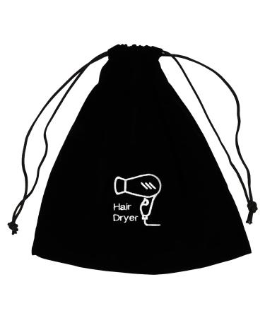 FOMIYES 1pc Hair Dryer Storage Bag Purse Storage Organizer Jewelry Plush Bag Hair Dryer Drawstring Bag Pouch