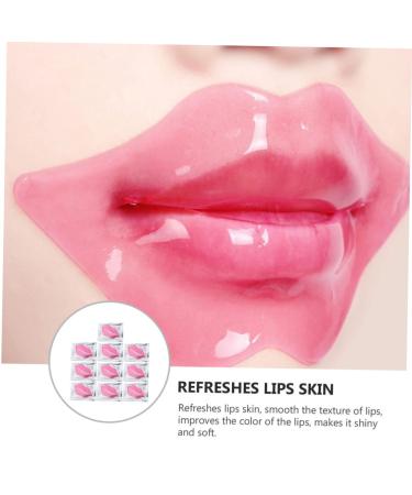 PLAFOPE 20Pcs Portable Lip Masks for Women Exfoliating Lip Care Gel Pads Remove Dead Skin and Repair Lip Lines Lightweight and Adorable Lip Caring Masks for Healthy Lips - Buy Online on GoSupps.com