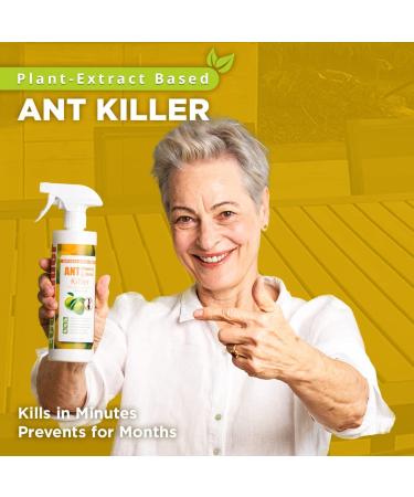 EcoRaider EcoVenger Ant & Crawling Insect Killer 16oz - Fast-Acting Citrus Scent Formula | Effective Against Spiders, Centipedes & More | Natural, Non-Toxic, Child & Pet Safe - Buy Online on GoSupps.com